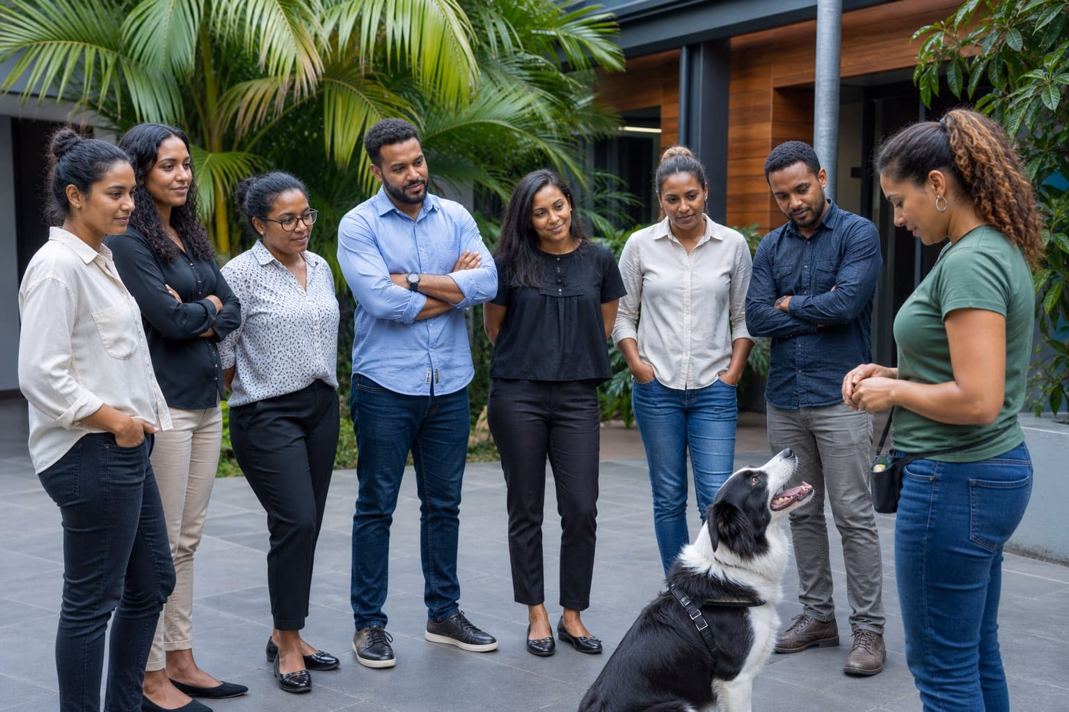 Atelier de sensibilisation animalière en entreprise à La Réunion
