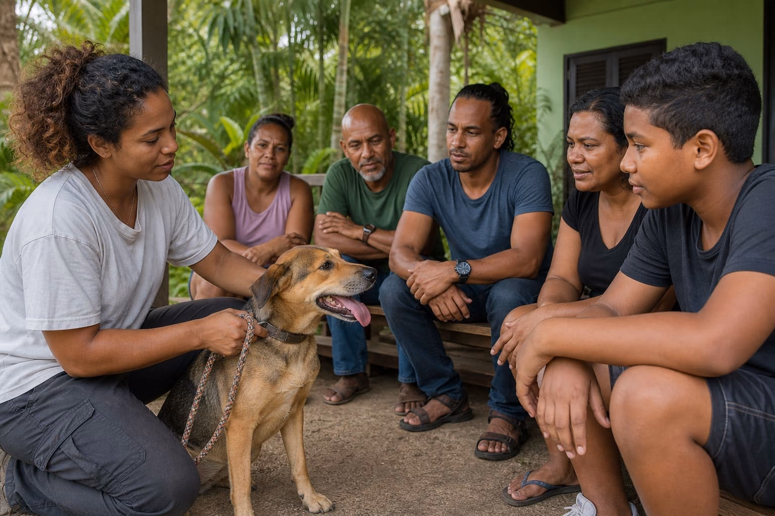 Sensibilisation animalière A.F.A. à La Réunion